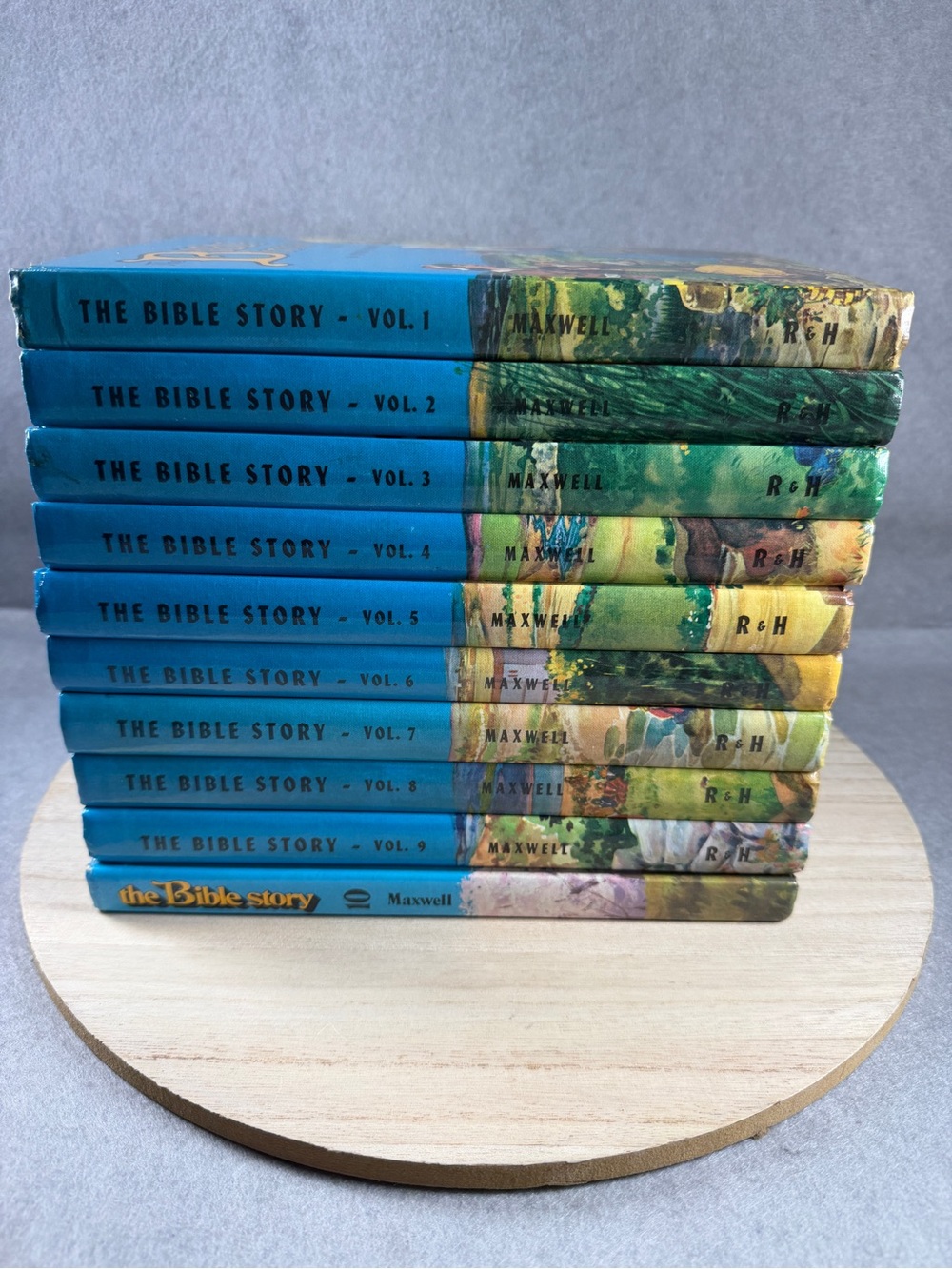 The Bible Story Complete 10 Volume Book Set 1-10 Arthur Maxwell 1994 Christian